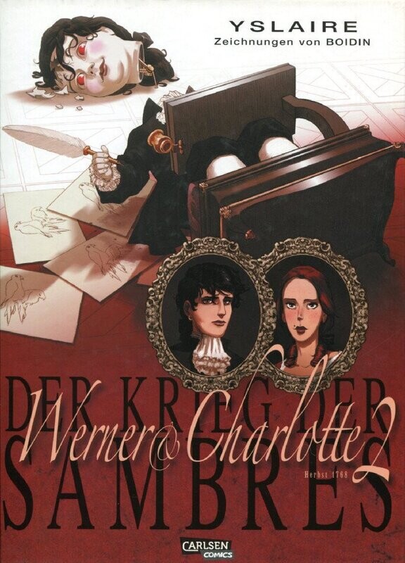 Der Krieg der Sambres »Werner & Charlotte 2 • Die rote Messe« (HC, Carlsen, 1. Auflage 2013) Z. 1+