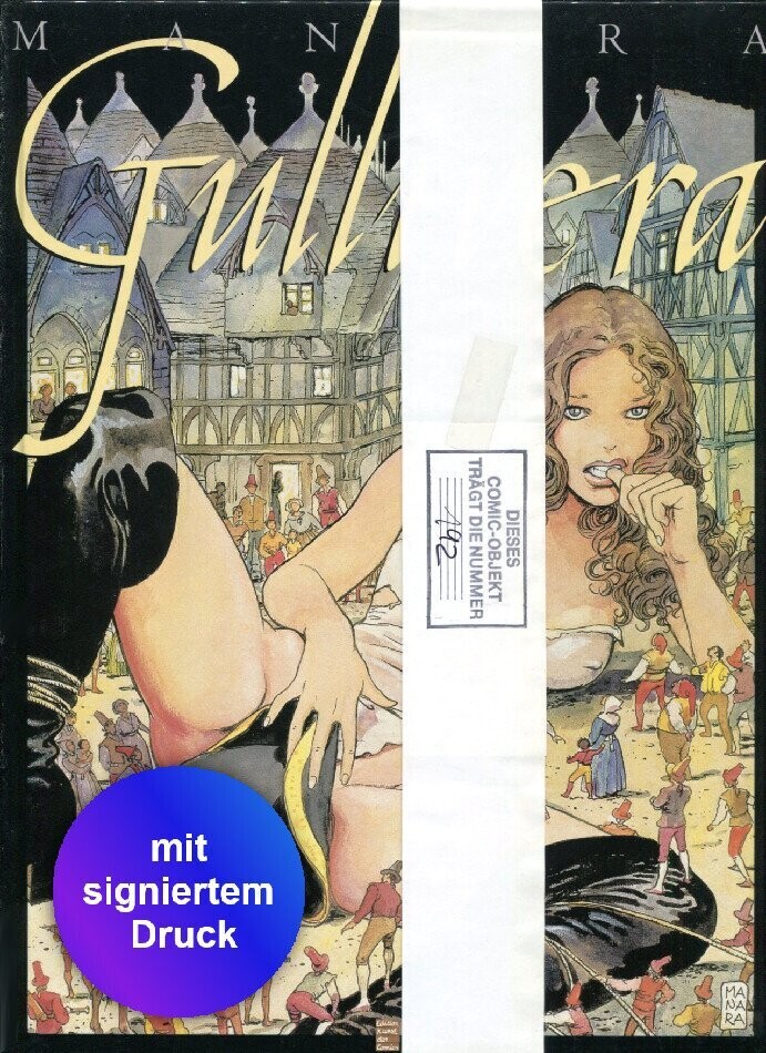 Milo Manara: »Gullivera« (limit. HC mit signiertem Druck, Edition Kunst der Comics 1998) Z. 0-1