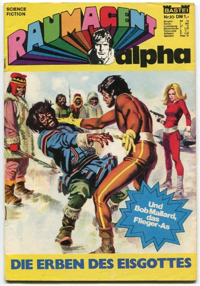 Raumagent Alpha 10 »Die Erben des Eisgottes« (Bastei 1973) Z. 1-2
