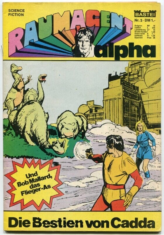 Raumagent Alpha 3 »Die Bestien von Cadda« (Bastei 1973) Z. 2