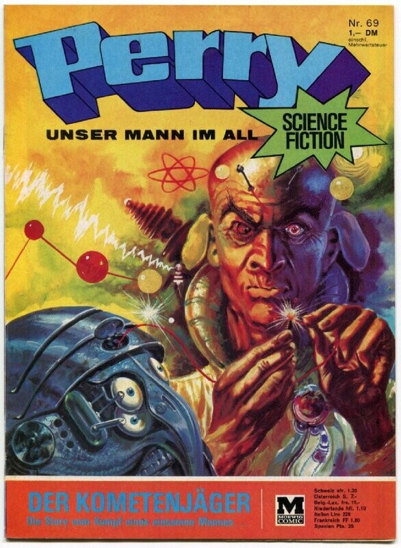 Perry 69 »Der Kometenjäger« (Moewig 1973) Z. 0-1