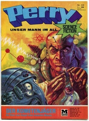 Perry 69 »Der Kometenjäger« (Moewig 1973) Z. 0-1