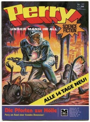 Perry 77 »Die Pforten zur Hölle« (Moewig 1973) Z. 1