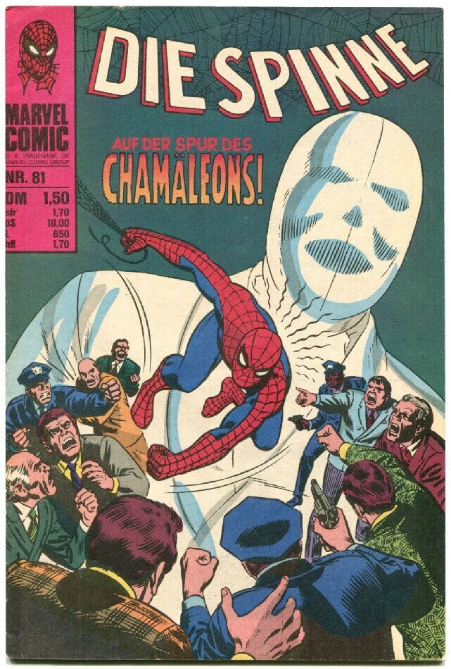 Die Spinne 81 »Auf der Fährte des Chamäleons!« (Williams 1977) Z. 1