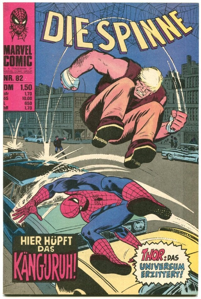 Die Spinne 82 »Jetzt hüpft das Känguruh!« (Williams 1977) Z. 1