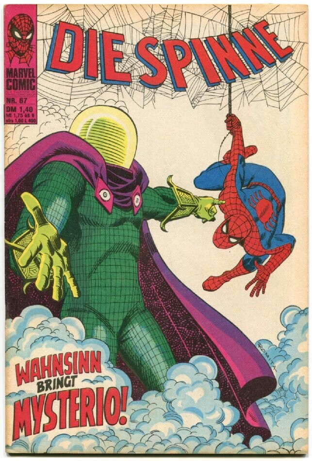 Die Spinne 67 »Wahnsinn bringt Mysterio!« (Williams 1976) Z. 1-2