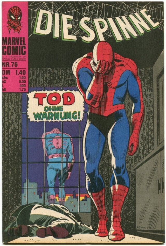 Die Spinne 76 »Tod ohne Warnung!« (Williams 1977) Z. 1