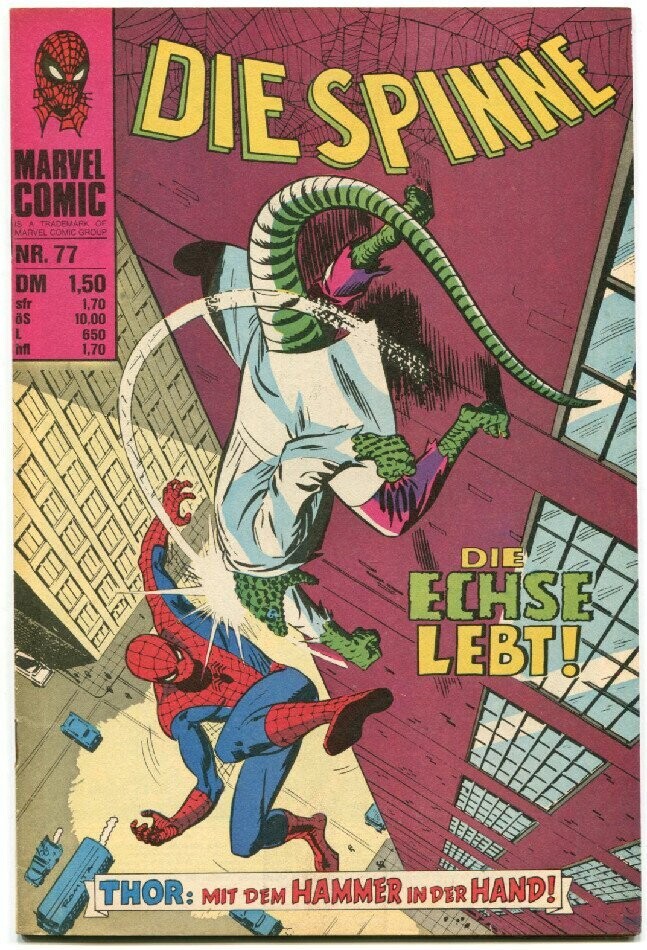 Die Spinne 77 »Die Echse lebt!« (Williams 1977) Z. 1
