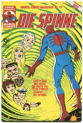 Die Spinne »Peter Parkers Eltern« (Marvel-Comic-Sonderheft 10, Condor 1982) Z. 1-2