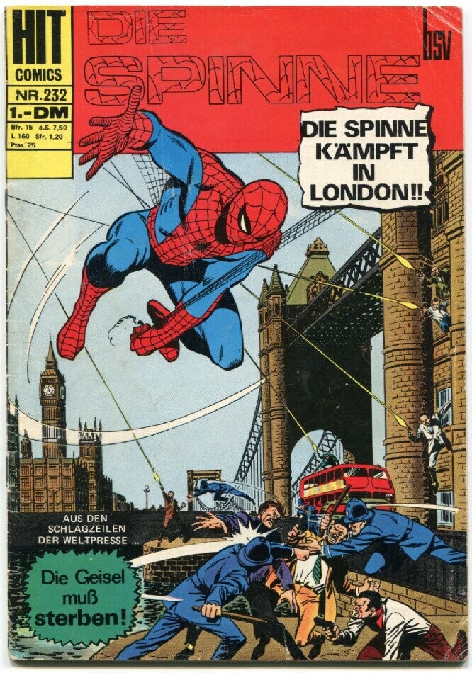 Hit Comics 232 »Die Spinne: Die Falle im Flugzeug!« (bsv 1972) Z. 2