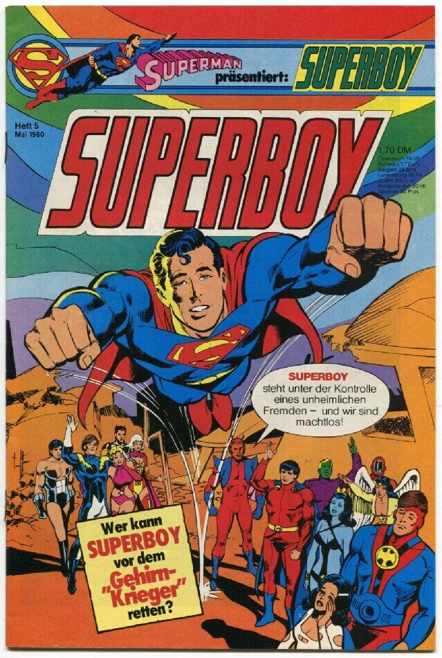 Superboy 5/80 »Gehirnkrieg« (mit Sammelecke, Ehapa 1980) Z. 2