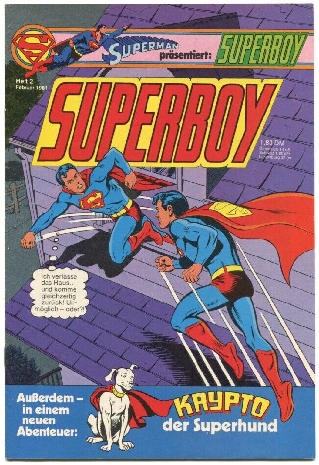 Superboy 2/81 »Das Geheimnis der Stadt, die zweimal lebte!« (mit Sammelecke, Ehapa 1981) Z. 1+