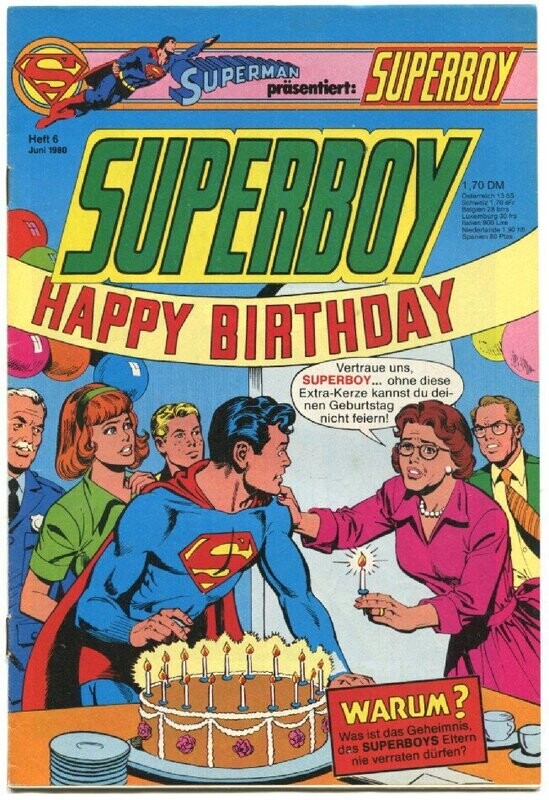 Superboy 6/80 »Raumzirkus des Todes« (mit Sammelecke, Ehapa 1980) Z. 1