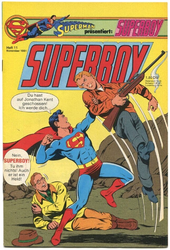 Superboy 11/81 »Stunde Null« (mit Sammelecke, Ehapa 1981) Z. 1-