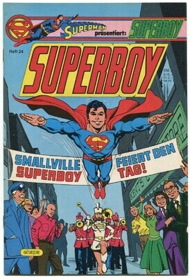 Superboy 24 »Mein letzter Tag in Smallville!« (mit Sammelecke, Ehapa 1984) Z. 1