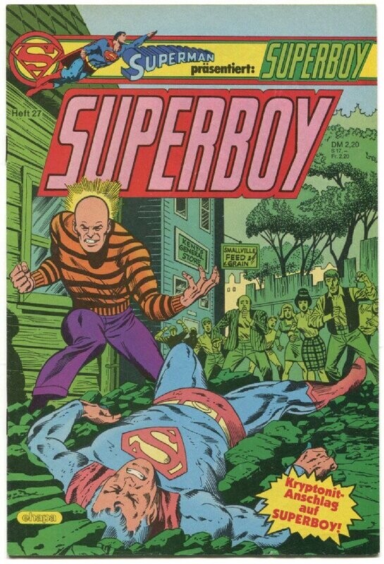 Superboy 27 »Superboy im Exil« (mit Sammelecke, Ehapa 1985) Z. 1