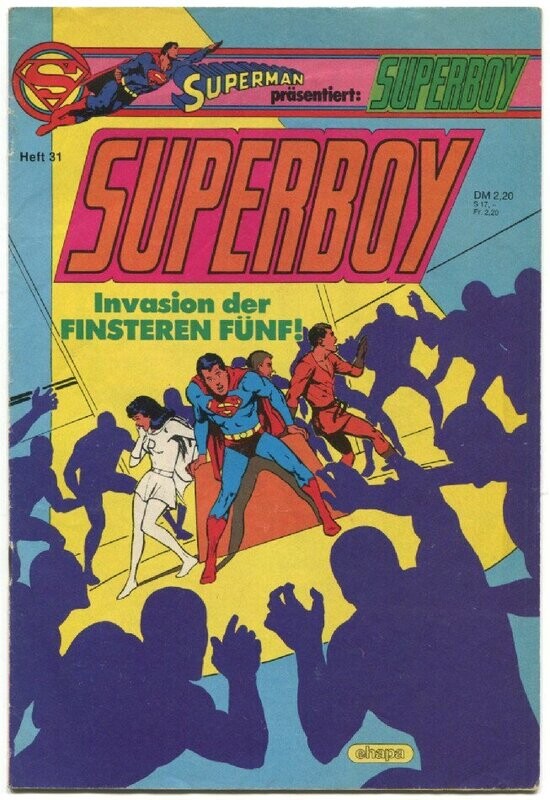 Superboy 31 »Kein Entkommen aus dem Todeskreis!« (mit Sammelecke, Ehapa 1985) Z. 1-2