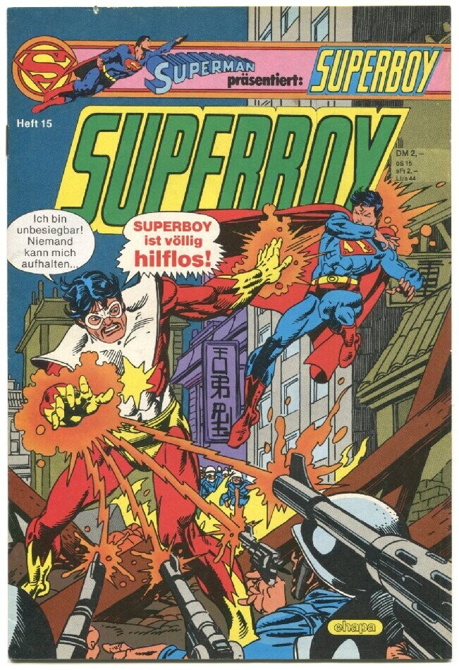 Superboy 15 »Sunburst noch Immer unbesiegt!« (mit Sammelecke, Ehapa 1984) Z. 1-