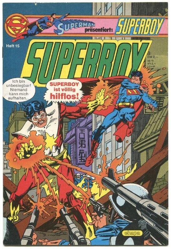 Superboy 15 »Sunburst noch Immer unbesiegt!« (mit Sammelecke, Ehapa 1984) Z. 1-