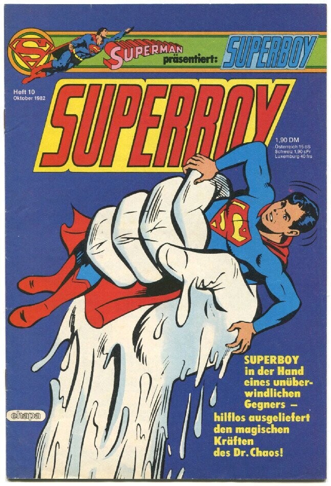 Superboy 10/82 »Superboy gegen Dr. Chaos!« (mit Sammelecke, Ehapa 1982) Z. 1