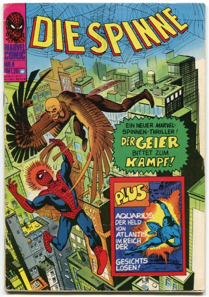 Die Spinne 4 »Der Geier bittet zum Kampf« (mit Coupon, Williams '74) Z. 2