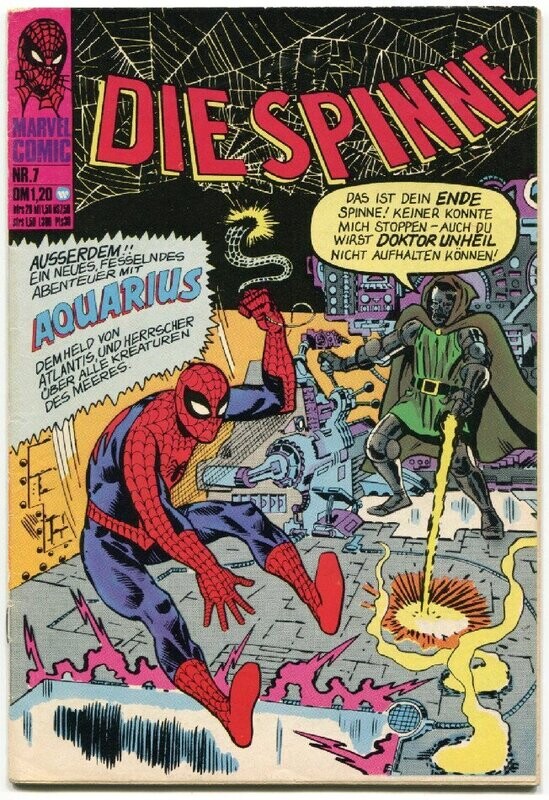 Die Spinne 7 »In der Gewalt von Dr. Unheil« (Williams 1974) Z. 1-2