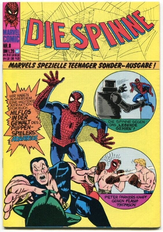 Die Spinne 8 »Das lebende Gehirn!« (Williams 1974) Zustand 1