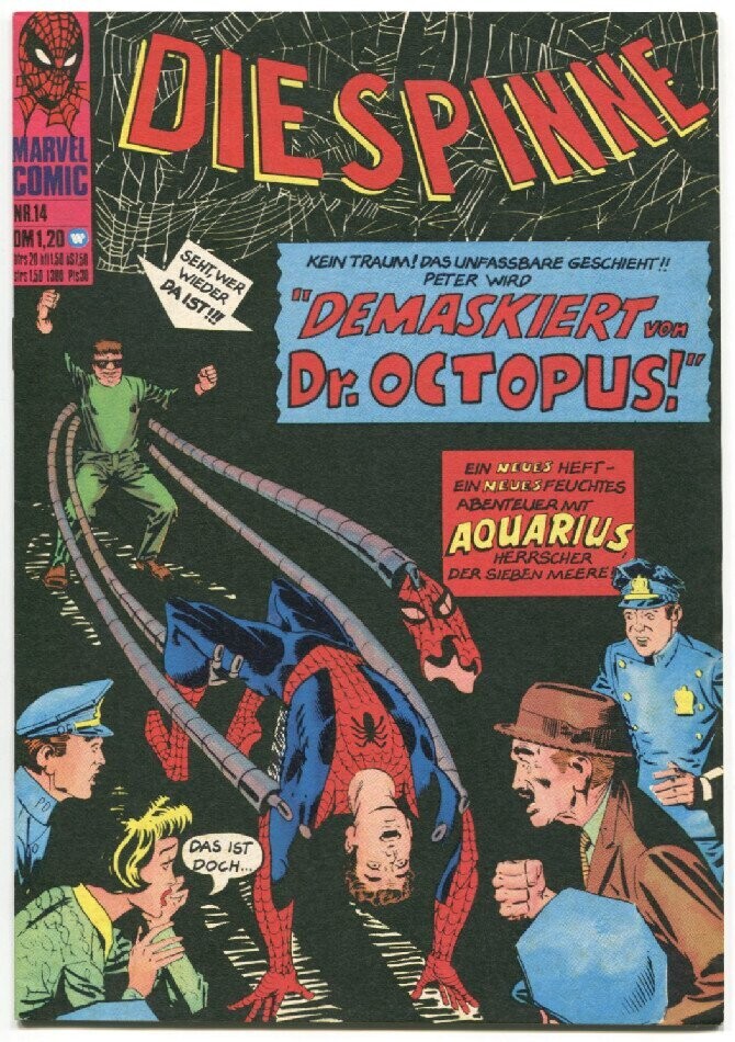 Die Spinne 14 »Demaskiert von Dr. Octopus!« (Williams 1974) Z. 1+