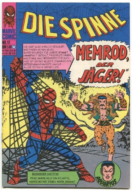 Die Spinne 17 »Memrod, der Jäger!« (Williams 1974) Z. 1+
