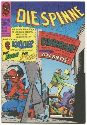 Die Spinne 20 »Das Ende der Spinne« (Williams 1974) Z. 1+
