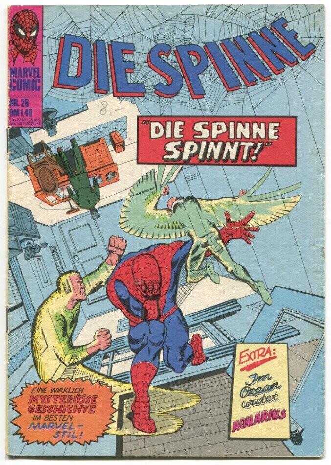 Die Spinne 26 »Die Spinne spinnt!« (Williams '75) Z. 2