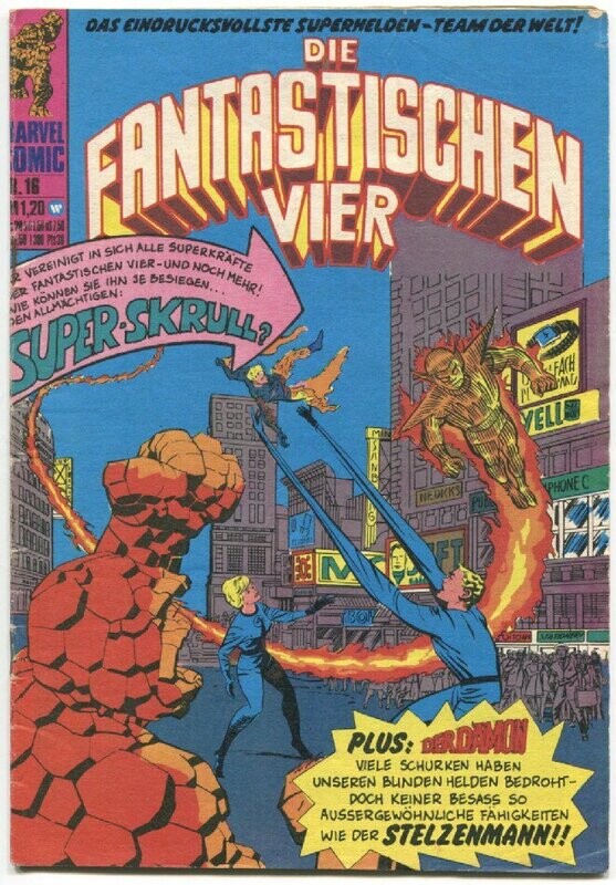 Die Fantastischen Vier 16 »Der Skrull ist unter uns!« (Williams 1974) Z. 2