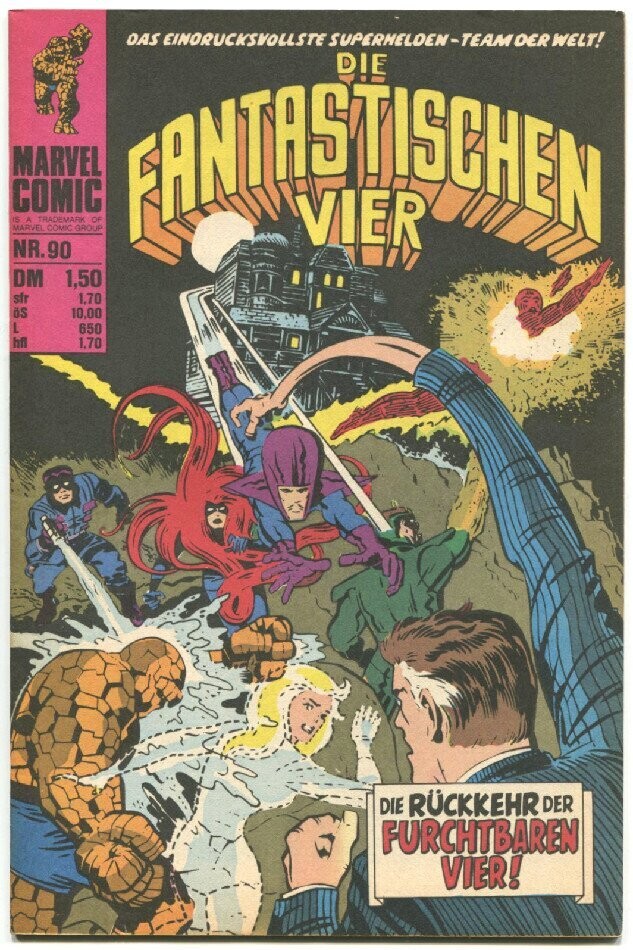 Die Fantastischen Vier 90 »Die Rückkehr der Furchtbaren Vier!« (Williams 1977) Z. 1
