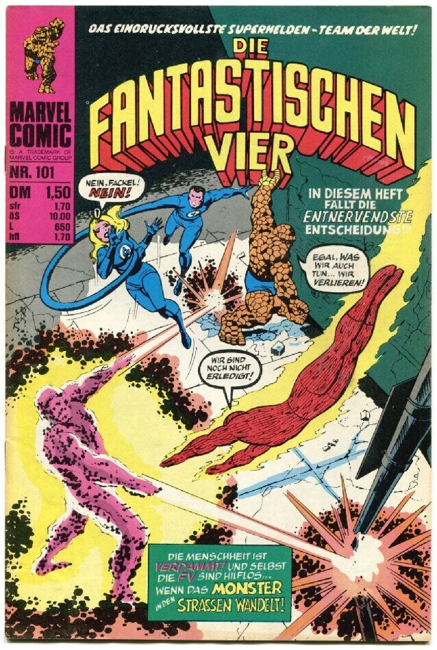 Die Fantastischen Vier 101 »Das Monster ist in der Stadt!« (Williams 1978) Z. 1