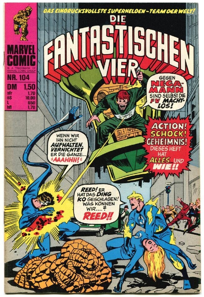 Die Fantastischen Vier 104 »Das Alptraum-Monster Nega-Mann!« (Williams 1978) Z. 1