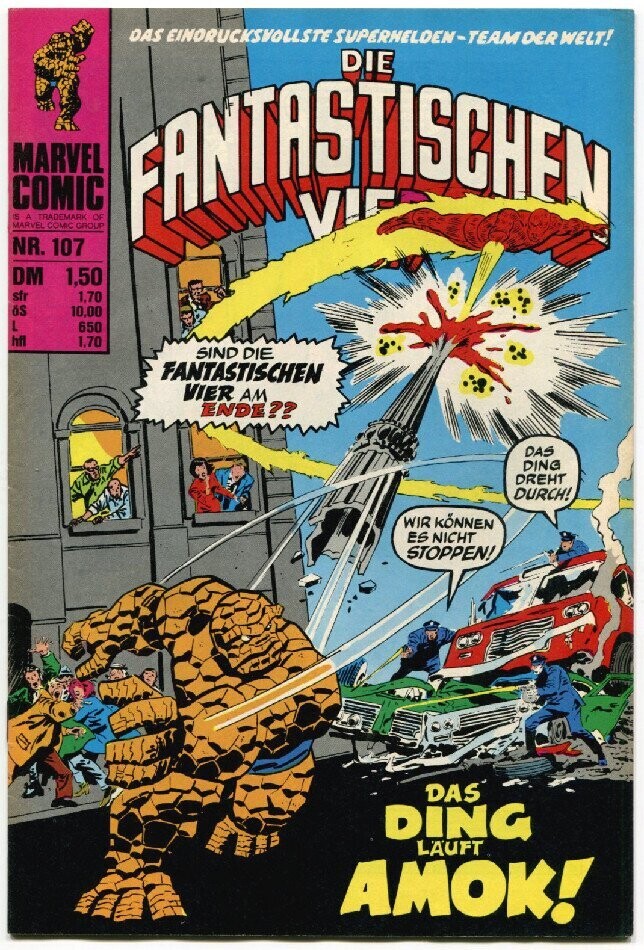Die Fantastischen Vier 107 »Das Ding läuft Amok!« (Williams 1978) Z. 1