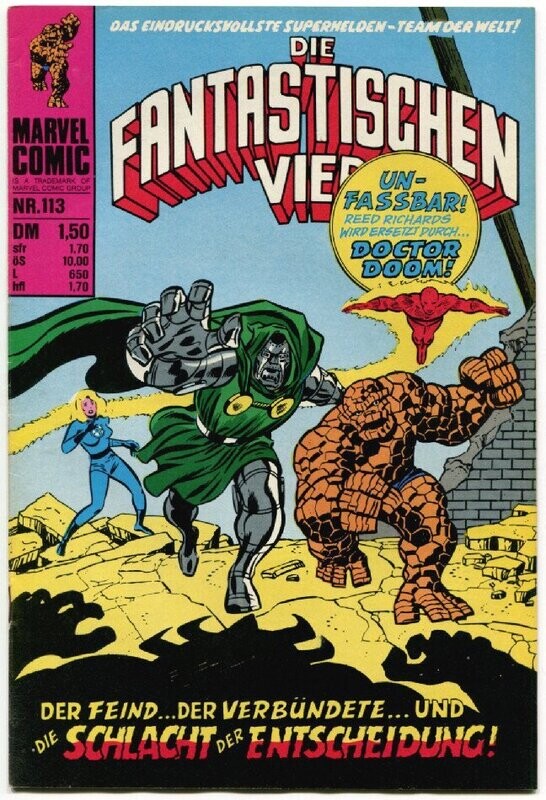 Die Fantastischen Vier 113 »Wenn die letzte Stunde schlägt!« (Williams 1978) Z. 1
