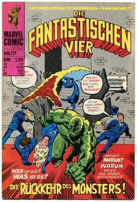 Die Fantastischen Vier 121 »Die Rückkehr des Monsters!« (Williams 1978) Z. 1-2