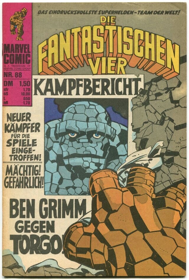 Die Fantastischen Vier 88 »Ben Grimm gegen Torgo!« (Williams 1977) Z. 2