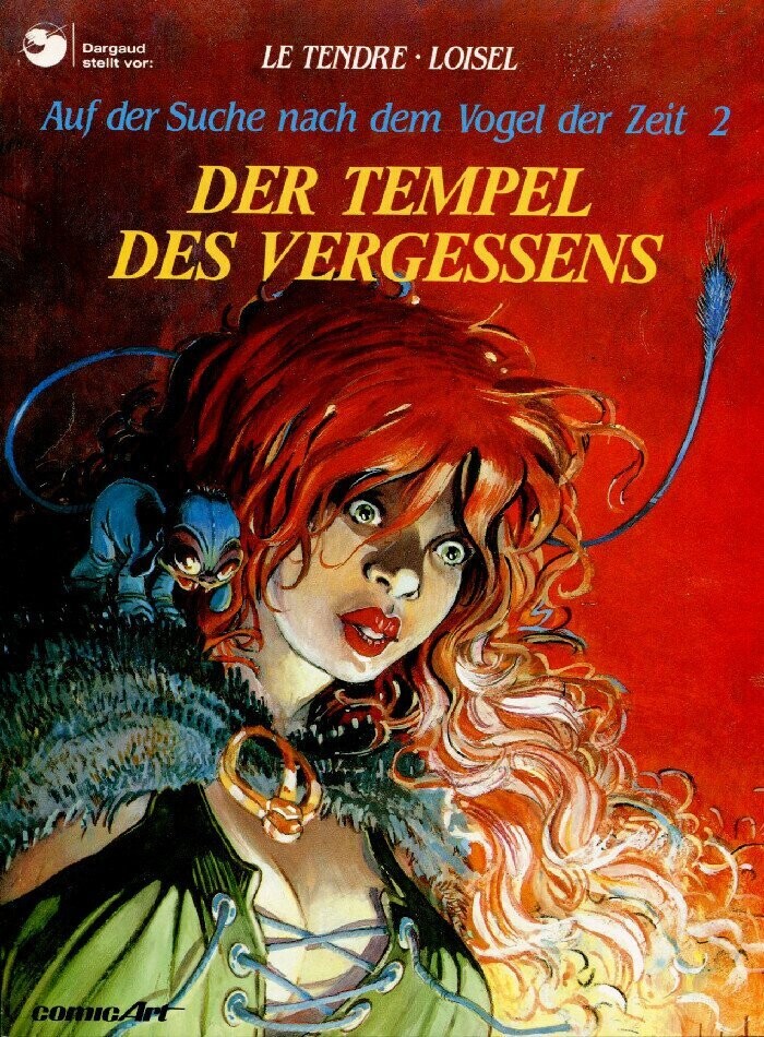 Auf der Suche nach dem Vogel der Zeit 2 »Der Tempel des Vergessens« (Carlsen, 1. Auflage 1986) Z. 1+