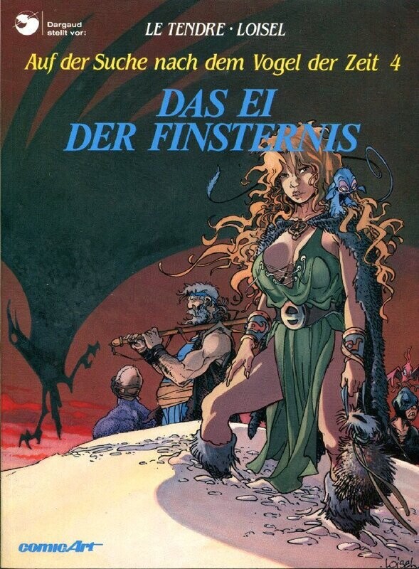 Auf der Suche nach dem Vogel der Zeit 4 »Das Ei der Finsternis« (Carlsen, 1. Auflage 1988) Z. 1+