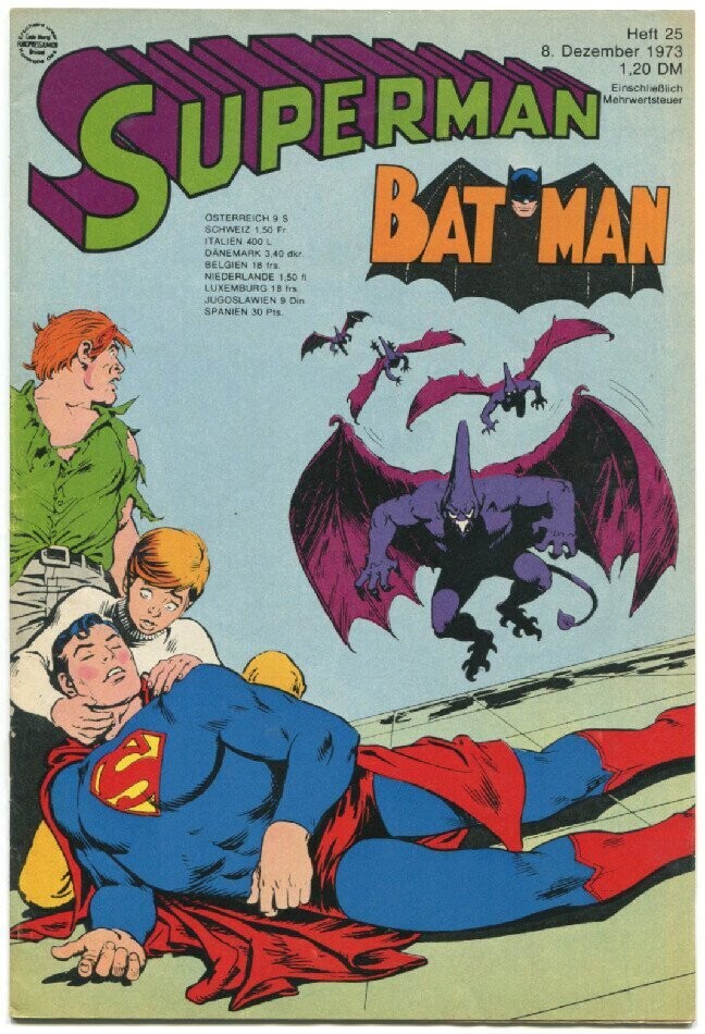 Superman 25/73 »Die Welt unter dem Nordpol« (mit Sammelecke, Ehapa 1973) Z. 1-2