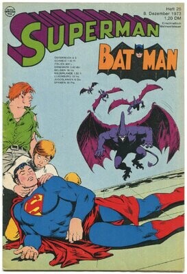 Superman 25/73 »Die Welt unter dem Nordpol« (mit Sammelecke, Ehapa 1973) Z. 1-2