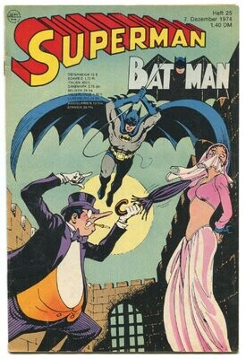 Superman 25/74 »Heil, Kaiser Pinguin!« (mit Sammelecke, Ehapa 1974) Z. 1-2