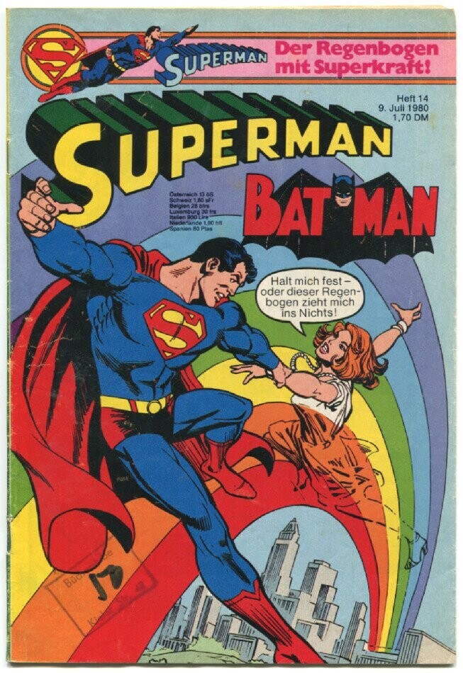 Superman 14/80 »Zeit aus den Fugen« (mit Sammelecke, Ehapa 1980) Z. 2
