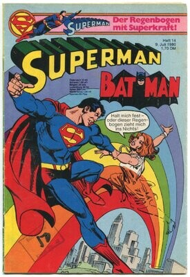 Superman 14/80 »Zeit aus den Fugen« (mit Sammelecke, Ehapa 1980) Z. 2