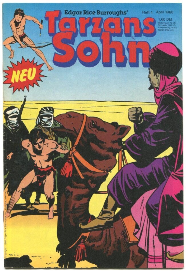 Tarzans Sohn 4/80 »Das Wettangeln« (mit Sammelecke, Ehapa 1980) Z. 1