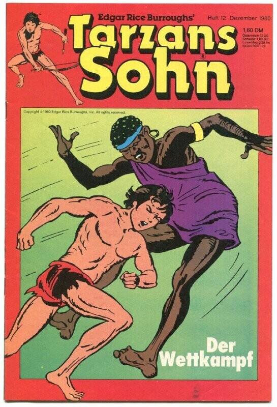 Tarzans Sohn 12/80 »Der Wettkampf« (Ehapa 1980) Zust. 1+
