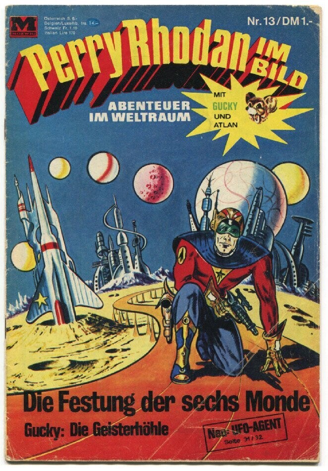 Perry Rhodan im Bild 13 »Die Festung der sechs Monde« (Moewig 1968) Z.2