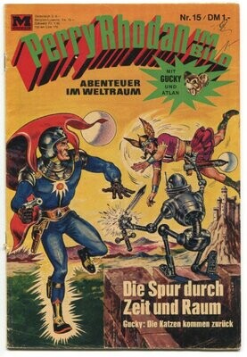 Perry Rhodan im Bild 15 »Die Spur durch Zeit und Raum« (Moewig '68) Z. 1-2